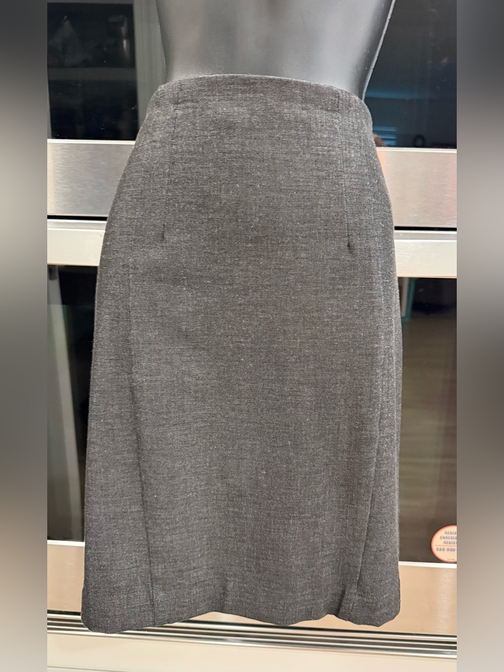 Express Charcoal Gray Pencil Skirt SZ 2